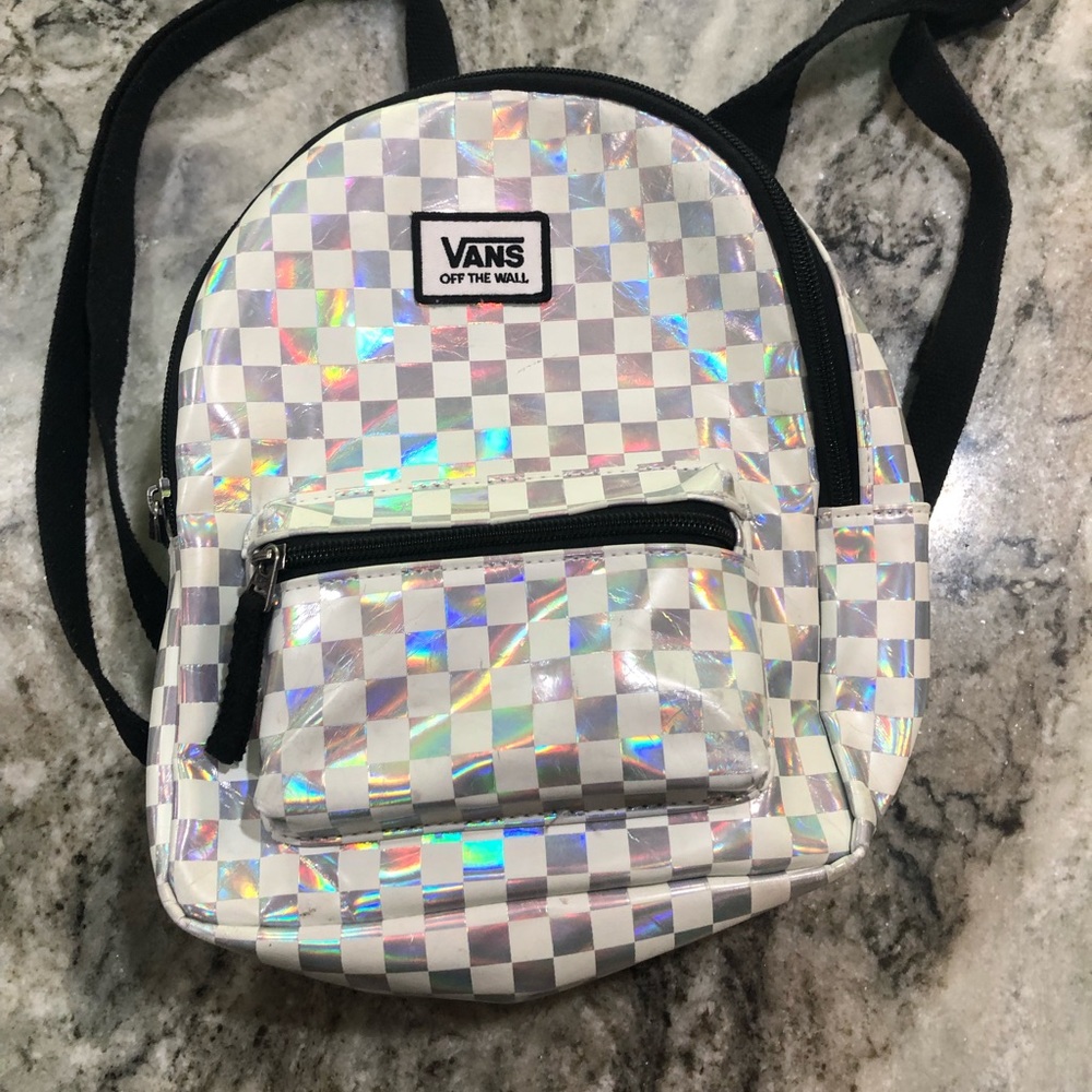 Vans checkered purse backpack